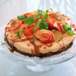 Hunajainen sitruuna-omenajuustokakku